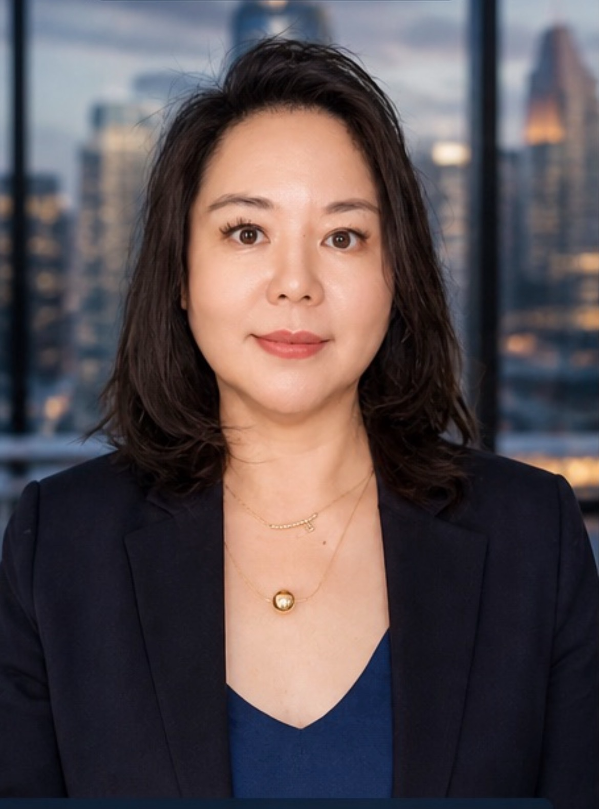 Portrait of Lynn Huang, global executive, author, and leadership advisor